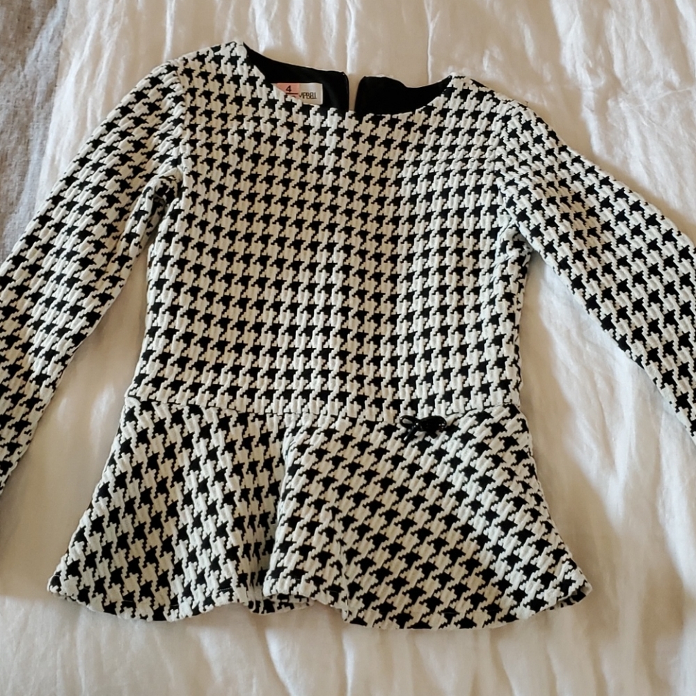 Houndstooth Top